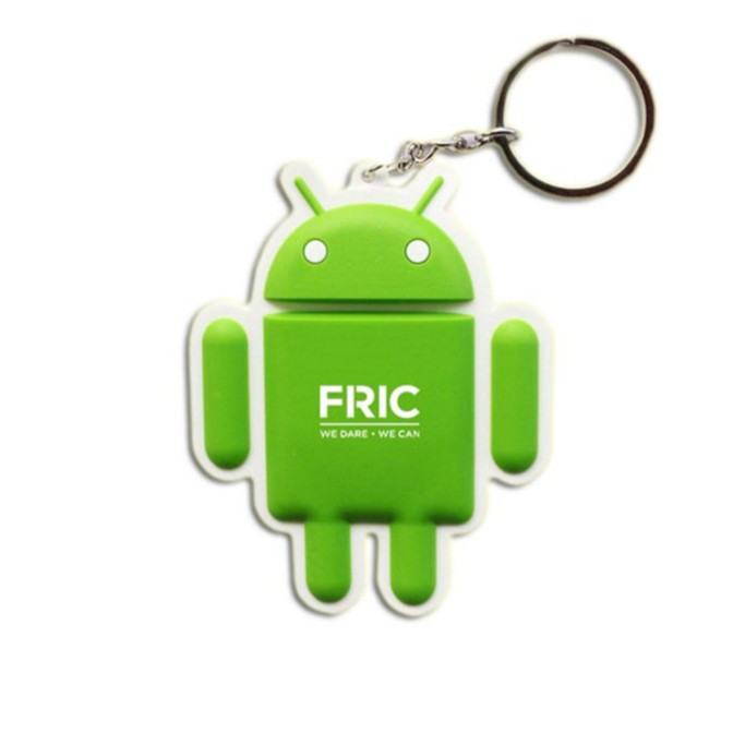A Bugdroid classic keychain