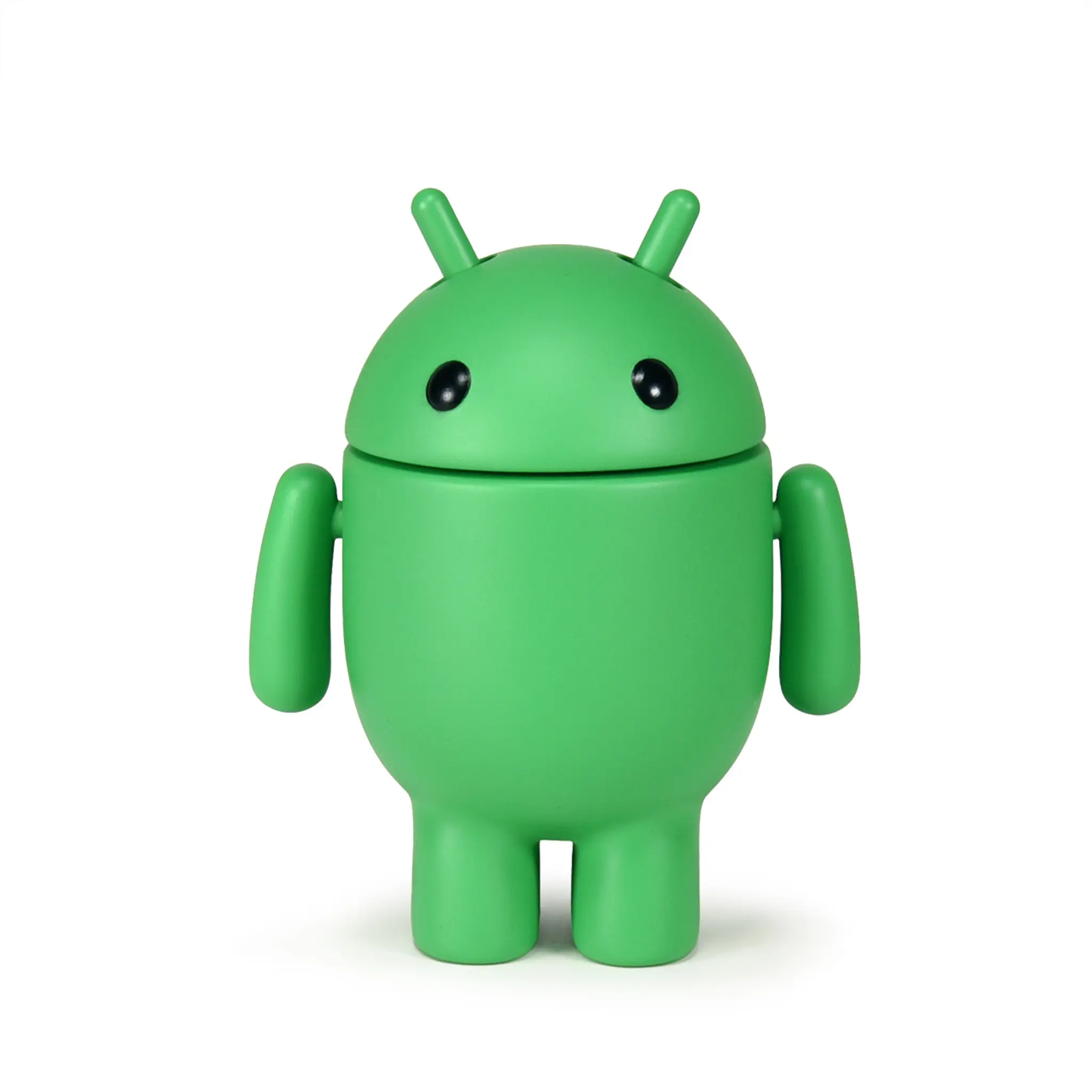 Chibi green bot figurine