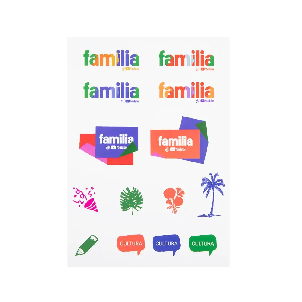 La Familia A5 Sticker Sheet