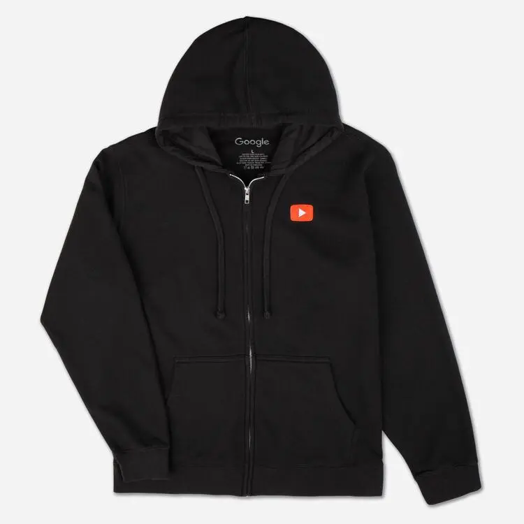 Black Zip Hoodie